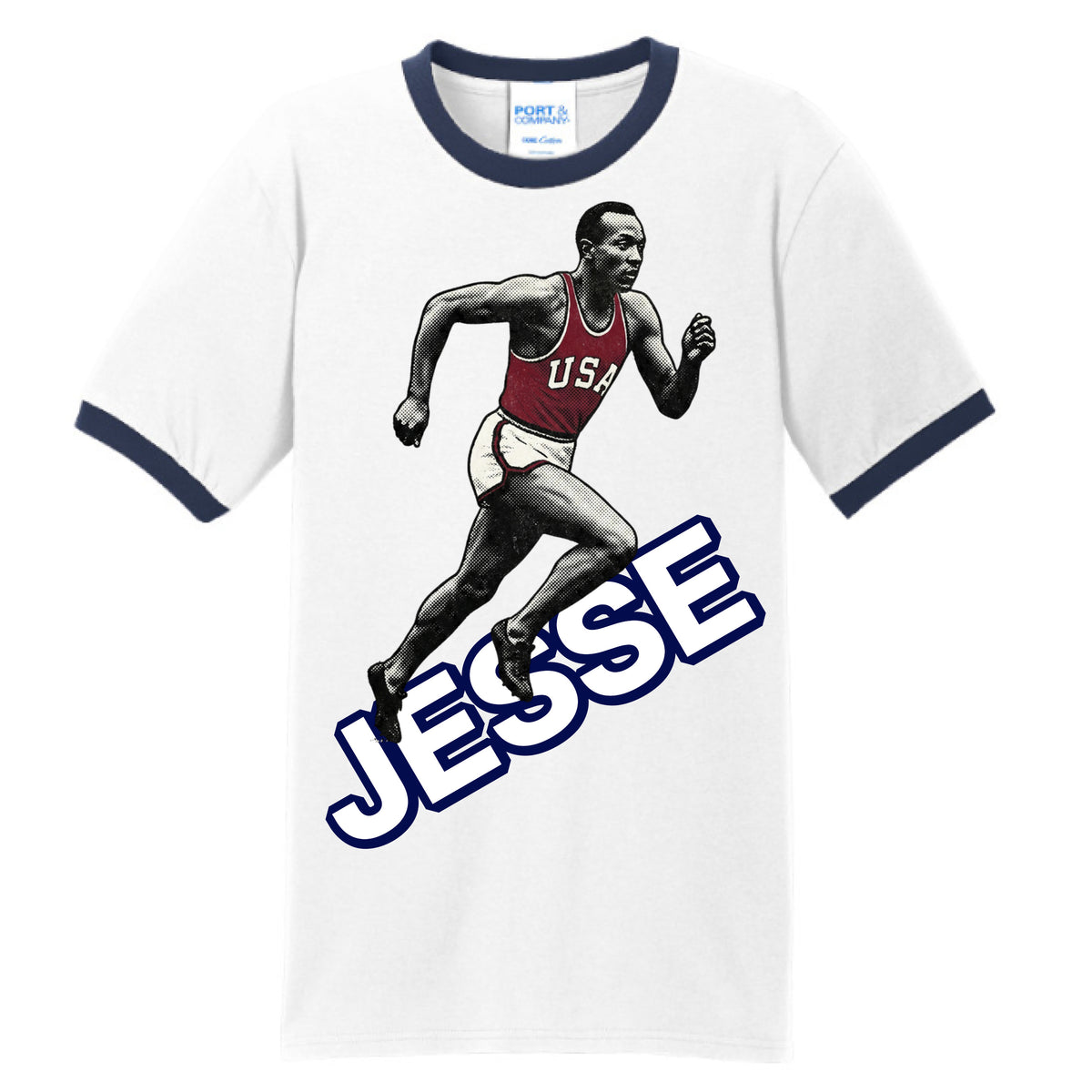 White/Navy - FRONT