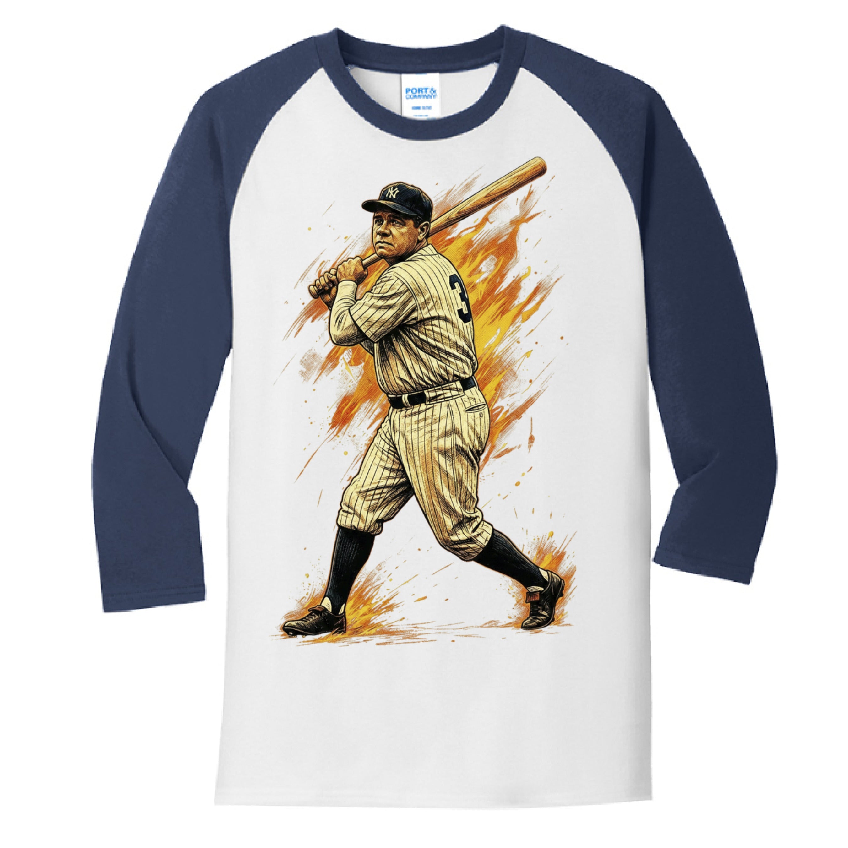 Wht/Navy - FRONT
