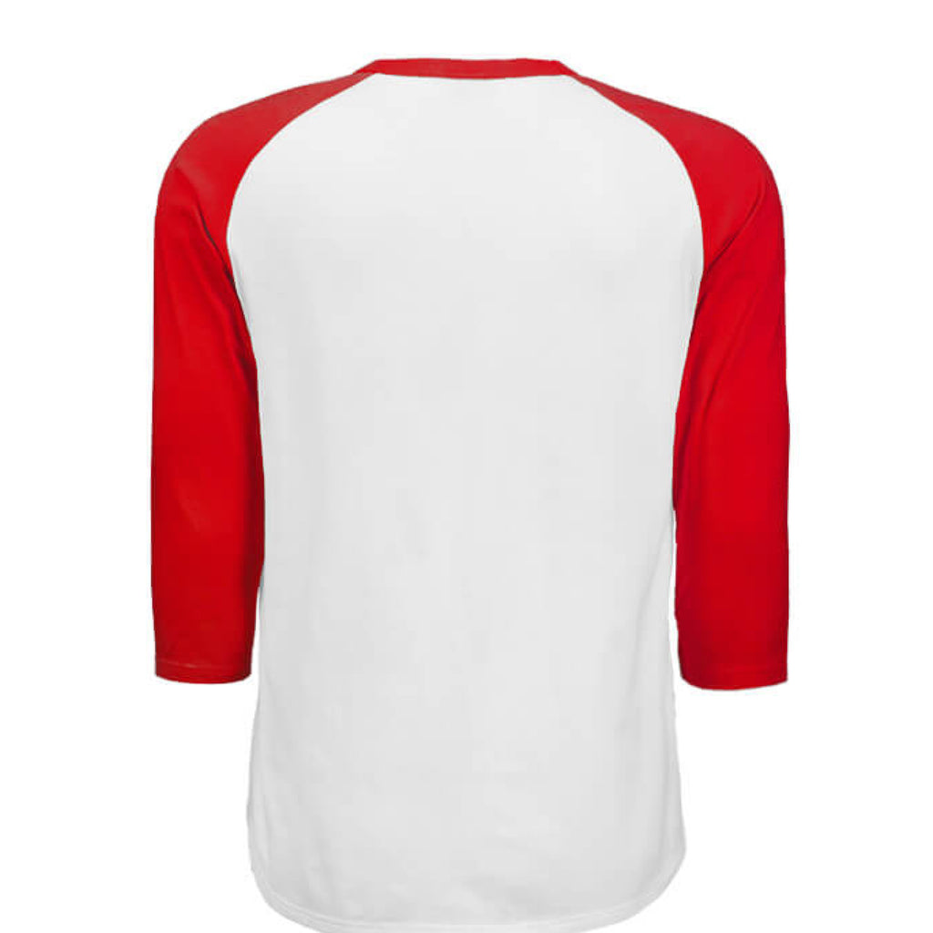 WHITE / RED - BACK