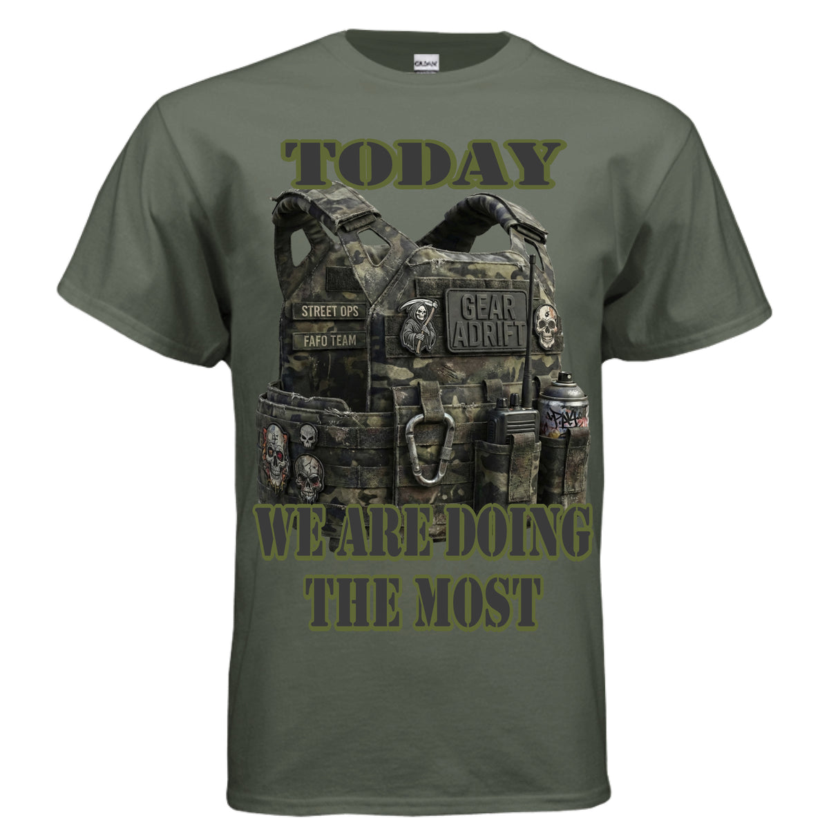 MILITARY GREEN - FRONT