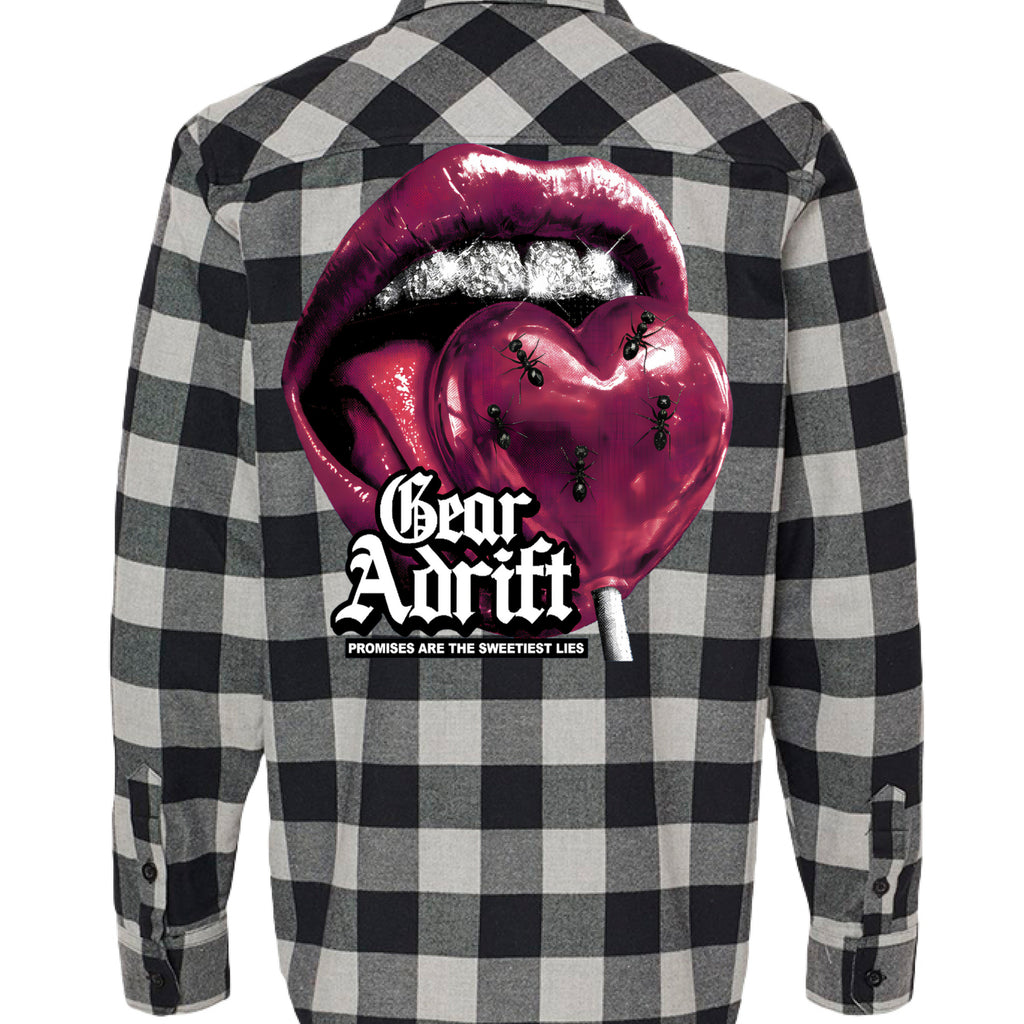 Grey Heather/ Black - BACK