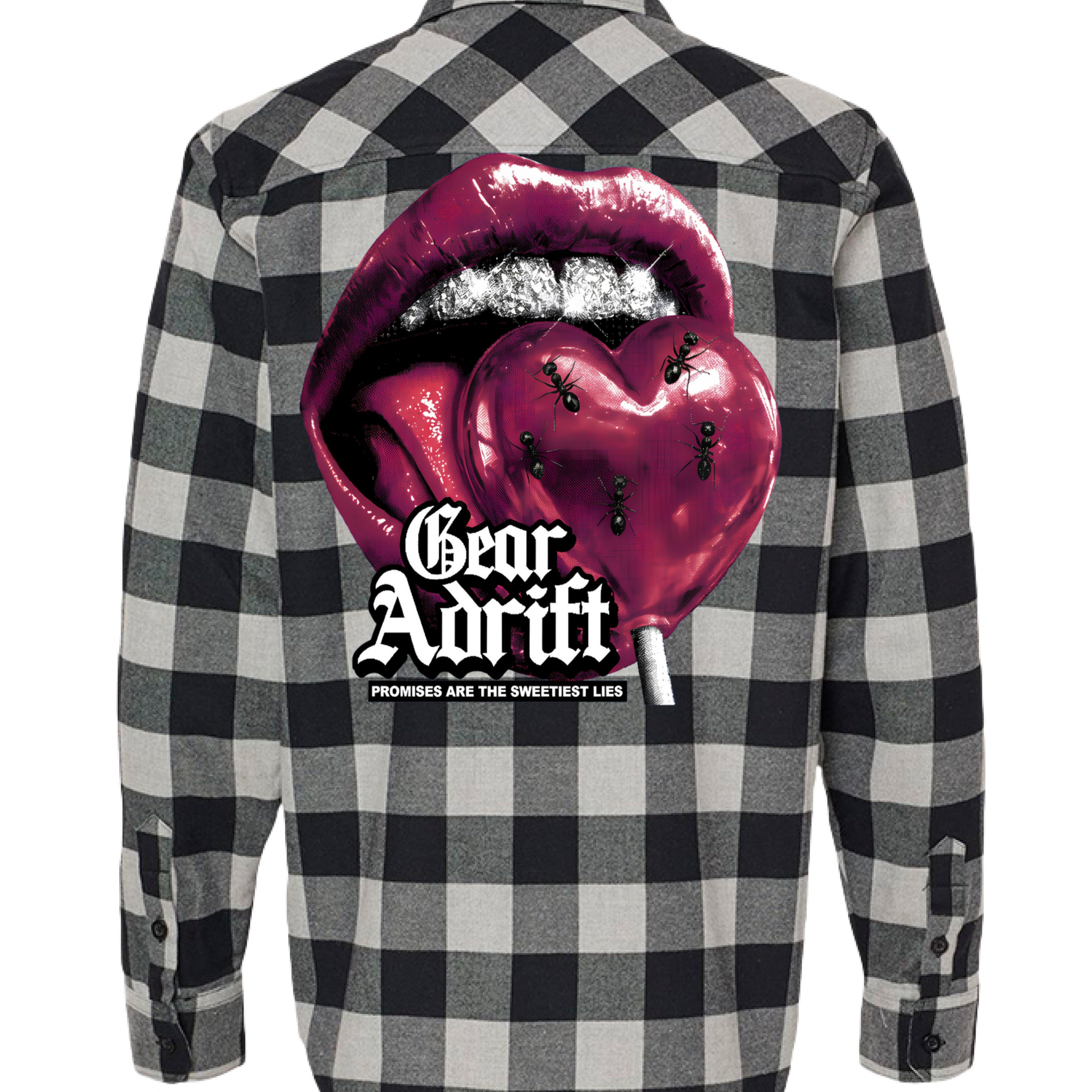 Grey Heather/ Black - BACK