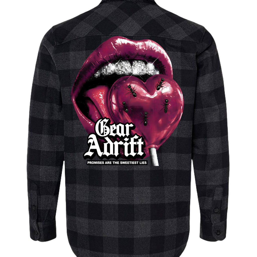 Charcoal Heather/ Black - BACK