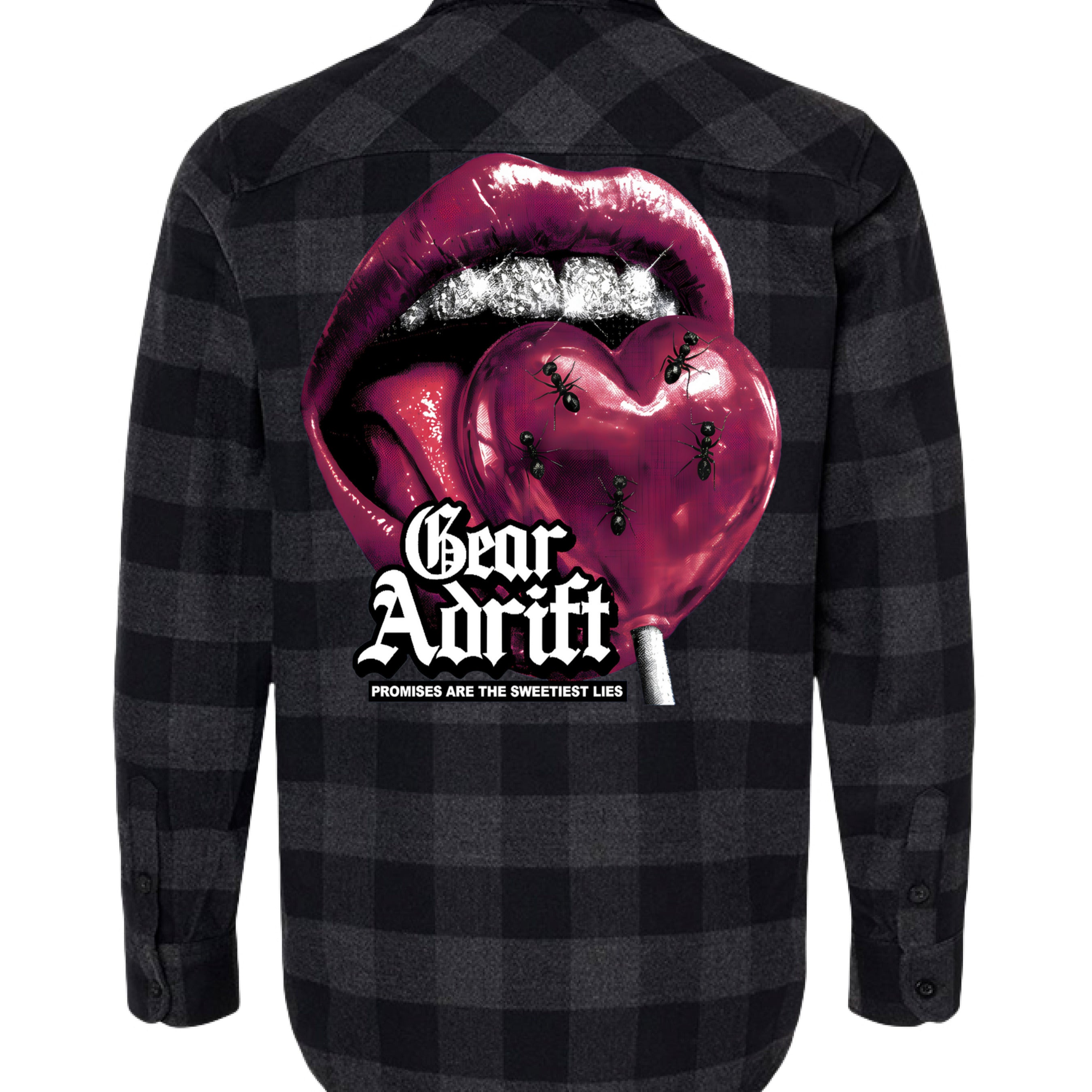 Charcoal Heather/ Black - BACK