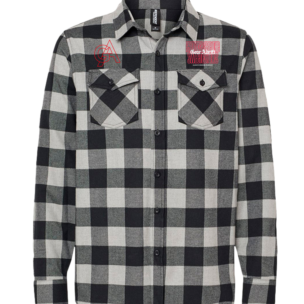 Grey Heather/ Black - FRONT